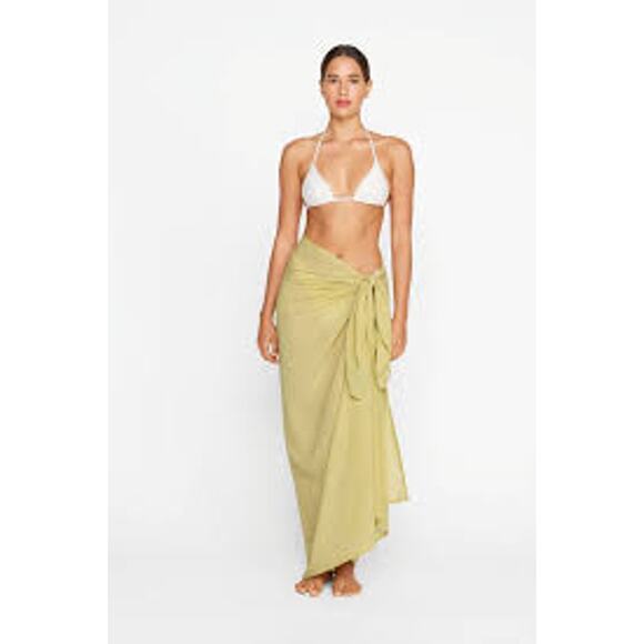 MIKOH AHE Sarong Wrap in Honeydew Style #9AHE1C-S  One Size O/S OS NEW NWT - Picture 4 of 8